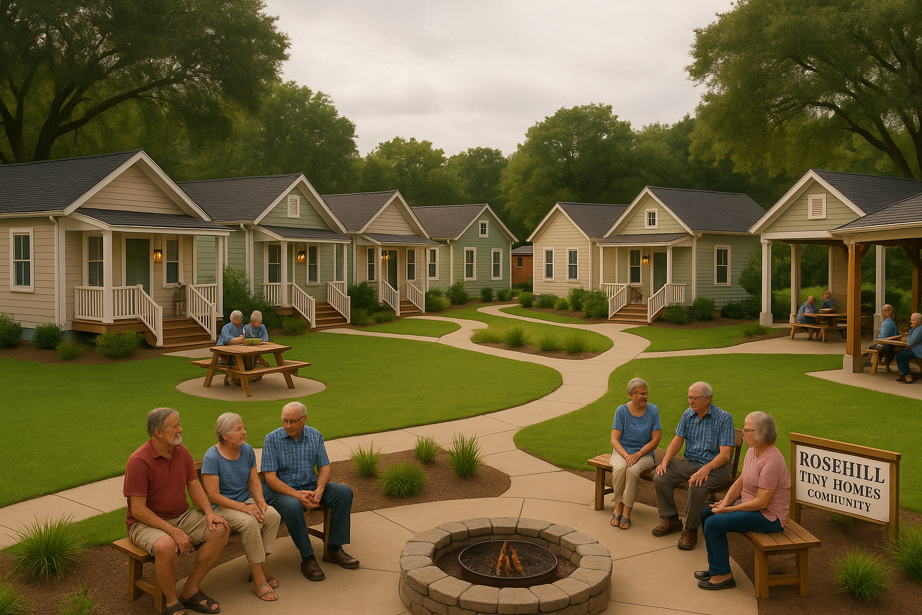 Rosehill Tiny Homes Community General View
